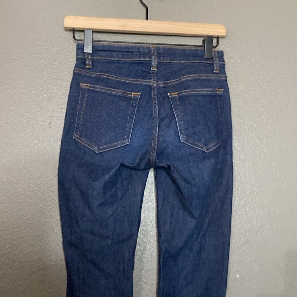 Acne Studios Flex S Raw Denim Jean in Dark Wash - Picture 9 of 10